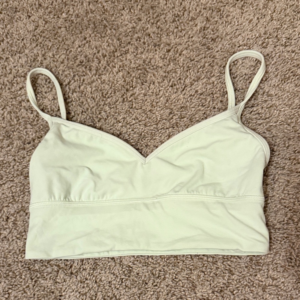 Lululemon Athletica Mint Green Crop Top